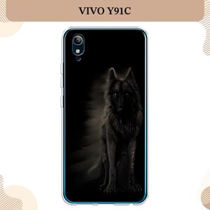 Силиконовый чехол "Туманный волк" на Vivo Y91c/Y1s / Виво Y91c/Y1s
