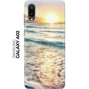 Силиконовый чехол Закат на море на Samsung Galaxy A02 / Самсунг А02