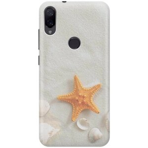 Силиконовый чехол Желтая морская звезда на Xiaomi Mi Play / Сяоми Ми Плей
