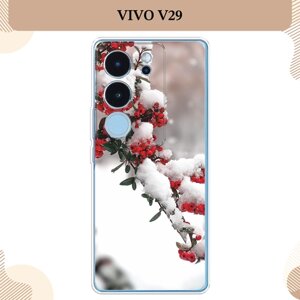 Силиконовый чехол "Зима 8" на Vivo V29 5G / Виво V29 5G