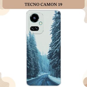 Силиконовый чехол "Зима 9" на Tecno Camon 19 / Текно Камон 19