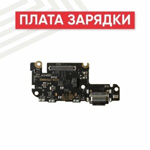 Системный разъем (разъем зарядки) для мобильного телефона Xiaomi Mi 10T, 10T Pro, разъем SIM и микрофон