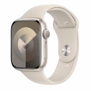 Смарт-часы Apple Watch Series 9 45mm GPS Aluminium S/M Starlight Sport Band