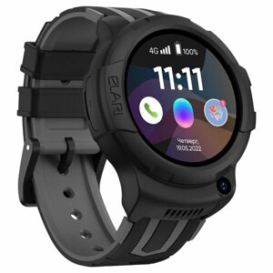 Смарт-часы детские Elari 4G Wink Android 8.1. Цвет: черный (4G-W-BLK)
