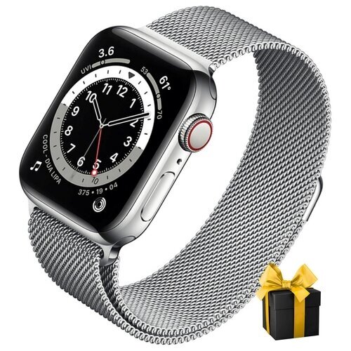 Смарт часы Х9 pro / Умные часы 2023 Smart Watch 45 mm мужские женские, звонки по Bluetooth, серебристые