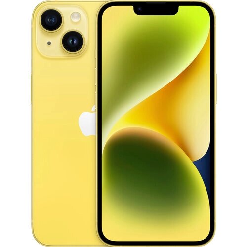 Смартфон Apple iPhone 14 256 ГБ RU, Dual: nano SIM + eSIM, желтый