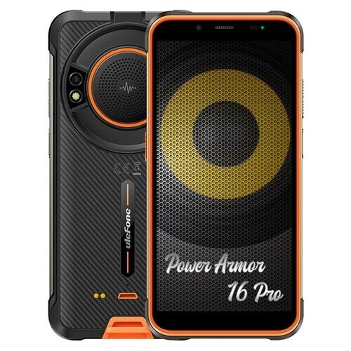 Смартфон Ulefone Power Armor 16 Pro 4/64 ГБ Global, Dual nano SIM, оранжевый