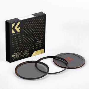 Светофильтр K&F Concept NANO-X-CPL Magnetic 55mm
