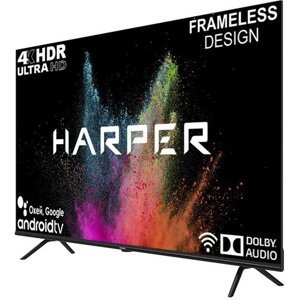 Телевизор harper 55U770TS (54.6"3840x2160/HDMI, USB/DVB-T2/wifi/smarttv/черный UHD 4K)
