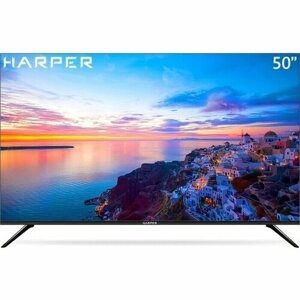 Телевизор LED 50" Harper 50U661TS черный 4K SmartTV безрамочный