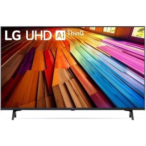 Телевизор LED LG 43" 43UT80006LA. ARUB черный 4K ultra HD 60hz DVB-T DVB-T2 DVB-C DVB-S DVB-S2 USB wifi smart TV
