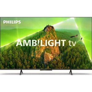 Телевизор LED philips 50" 50PUS8108/60 series 8 серебристый 4K ultra HD 60hz DVB-T DVB-T2 DVB-C DVB-S DVB-S2 USB wifi smart TV (RUS)