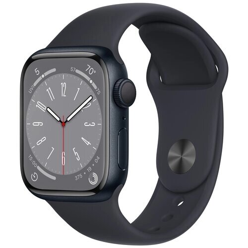 Умные часы Apple Watch Series 8 41 мм Aluminium Case GPS, midnight Sport Band