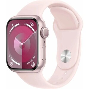 Умные часы Apple Watch Series 9 45 мм Aluminium Case GPS, Pink Sport Band
