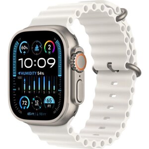 Умные часы Apple Watch Ultra 2 49 мм Titanium Case GPS + Cellular, White Ocean Band