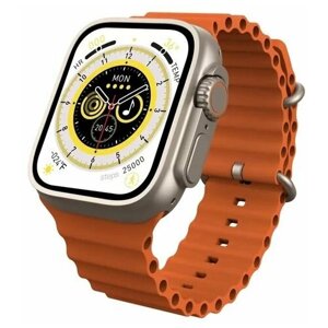 Умные часы Smart watch X8 Ultra 8 Series/Смарт часы мужские, женские/Часы наручные женские, мужские, 45mm (Золото)