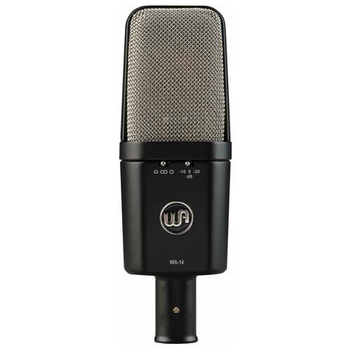 Warm Audio WA-14, разъем: XLR 3 pin (M), черный/серебристый