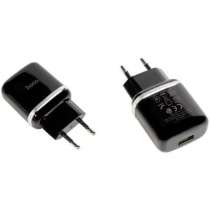 Зарядное устройство HOCO N3 Special QC3.0, 18W, один порт USB, 5V, 3.0A, черный