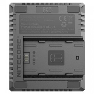 Зарядное устройство Nitecore FX3 USB Charger для 2x аккумуляторов NP-W235