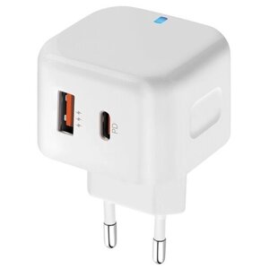 Зарядное устройство pero TC10 fast charge USB-C USB-A 20W тс10WHPD