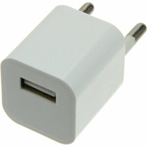 Зарядное устройство вход 220В/выход USB (G) 5В 1А, кубик