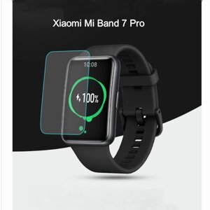Защитная пленка MyPads Tape для умных смарт-часов Xiaomi Mi Band 7 Pro глянцевая