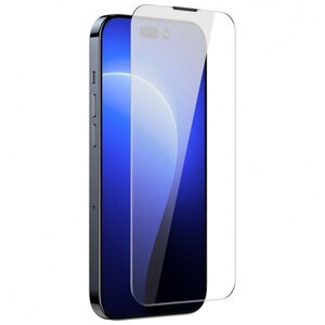 Защитное стекло Baseus Corning glass (Dust-proof) + EasyStick 0.4 мм для iPhone 14 Pro (SGKN000102)