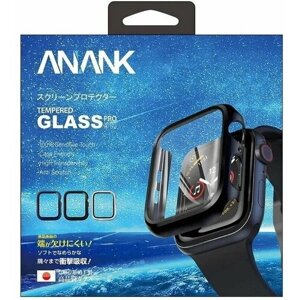 Защитное стекло с бампером ANANK Screen Guard for Apple Watch 40mm (Blue)