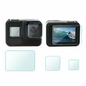 Защитное стекло Telesin для линзы и дисплеев GoPro HERO10/HERO9 Black