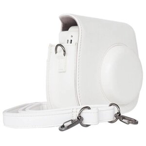 Защитный чехол-сумка-футляр MyPads TC130-139 для фотоаппарата Fujifilm Instax Mini8 / Mini 8Plus/ Mini 9 противоударный усиленный легкий белый