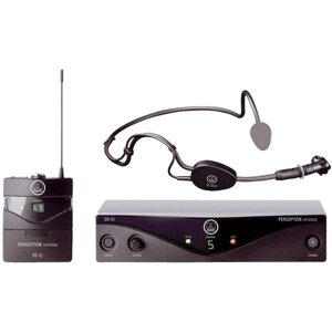 AKG / Австрия AKG Perception Wireless 45 Sports Set BD B1 - радиосистема головная , микрофон C544L, приёмник SR45