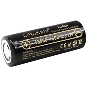 Аккумулятор Li-Ion 1500 мА·ч 3.7 В LiitoKala Lii-18A 18500 незащищенный