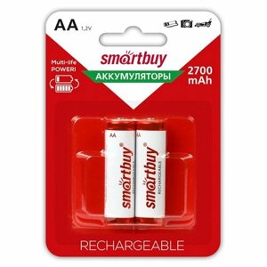 Аккумулятор Smartbuy AA (R6) 2700 mAh 2 шт