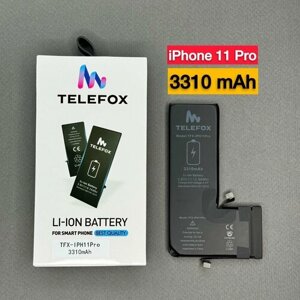 Аккумулятор TELEFOX для Apple iPhone 11 Pro / 3310 mAh / Аккумулятор увеличенной ёмкости iPhone 11 Pro