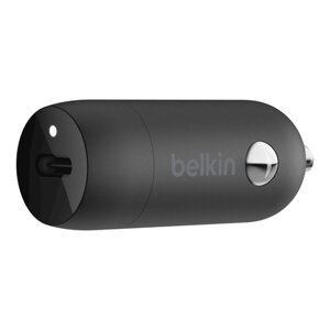 Автомобильное зарядное устройство Belkin BoostCharge 20 Вт USB-C Power Delivery (CCA003BTBK) черный