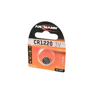 Батарейка ANSMANN CR1220, в упаковке: 1 шт.