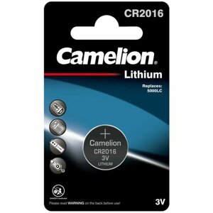 Батарейка CR2016 Camelion BL-1 3V 1шт