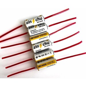 Батарейка литиевая "zinchu", тип ER14335-AX, 3.6в (SL-761/S),6 шт.