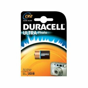Батарейка спец. фото-литиевая, Duracell Photo CR2 (1шт в блистере)