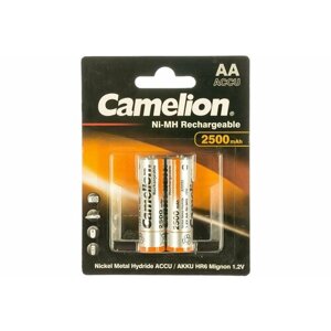 Батарейки-аккумулятор Camelion AA-2500mah Ni-MH BL-2 2 шт.