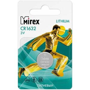 Батарейки литиевые (таблетка) Mirex CR1632 3V 1 шт