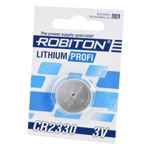 Батарейки robiton CR2330 PROFI R-CR2330-BL1 BL1