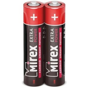 Батарейки солевые Mirex R03 / AAA 1,5V 2 шт