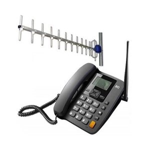 BQ 2410 Point Стационарный сотовый телефон GSM под 2-е СИМ карты с уличной антенной