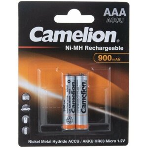 Camelion AAA- 900mAh Ni-Mh BL-2 (NH-AAA900BP2 аккумулятор 1.2В) (2 шт. в уп-ке)