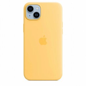 Чехол Apple iPhone Silicone Case with MagSafe для iPhone 14 Plus желтый