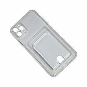 Чехол для iPhone 11 Pro Max силиконовый картхолдером №2
