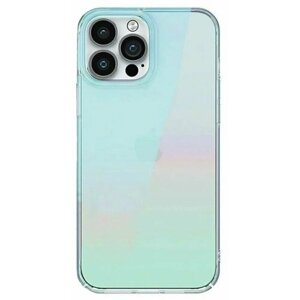 Чехол для смартфона разноцветный Memumi Rainbow Series для iPhone 14 Plus 6.7"Синий (AFC22672A)