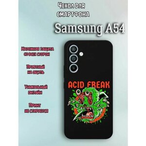 Чехол для телефона Samsung A54 c принтом кислотный монстр прт