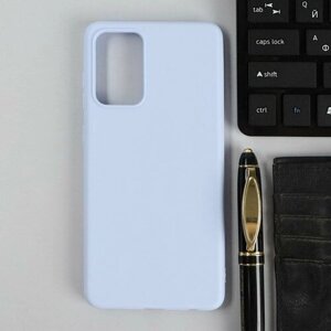 Чехол для телефона Samsung A72, силиконовый, голубой